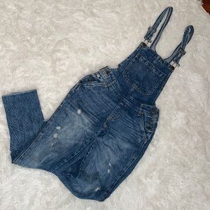 Areo denim overalls